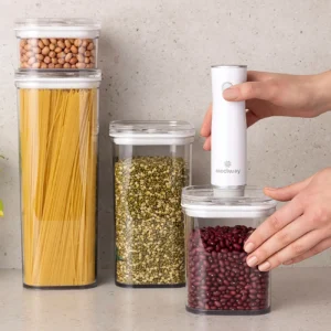 Vacuum Seal - 4 Piece Stackable Containers